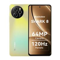 Atnaujintas Blackview SHARK 8 Išmanusis Telefonas Android13 G99 Mobilusis Telefonas 6.78'' 120Hz 2.4K Ekranas 16GB 256GB 64MP Mobilusis Telefonas auksas