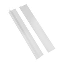 Silicone Gap Strip, Kitchen Gas Stove Sealing Strip, Kitchen Anti-Oil Anti-Stain Strip, Silicone Seal Insert Strip juoda