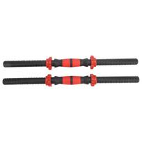 50cm Dumbbell Bars Weight Lifting Dumbbell Handles with 4Pcs Nuts Fitness Equipment