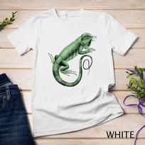 Iguana Lizard Reptile Leguan Green Pet Animal Herpetologist Unisex T-shirt 2XL
