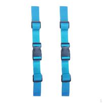 Zipper Adjustable Webbing Strap Chest Strap Blue