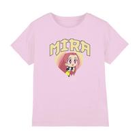 Kpop Demon Hunters - Huntrix Mira Collegic Kids T-shirt, Light Pink 130