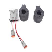 Excavator Solenoid Coil Kit Fits for Case Loader Backhoe 570L 580L 580M 585G 87456900 190443A1 134126 juoda