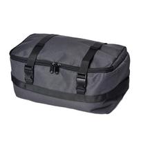 Barbecue Plate Storage Bag Outdoor Camping Cookware Carrying Container Bag for Camping Picnics and Travels pilka spalva