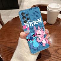 Clear Case For Samsung Galaxy A57 A37 A56 A36 Cases A55 A54 A35 A26 A07 A17 A16 A06 A34 A15 Soft Cover Disney Angel Lilo Stitch Galaxy A52s 5G
