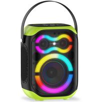 Portable Bluetooth Speakers 80W Big Powerful Wireless Outdoor Loud Stereo Deep Bass Sound Boombox TWS Home Party Speaker with Subwoofer LED Lights žalia