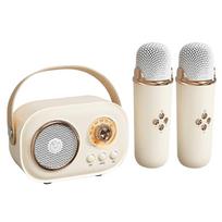 Kids Karaoke Machine with Microphone, Portable Bluetooth Speaker Wireless Subwoofer for Children Birthday Christmas Gift 1