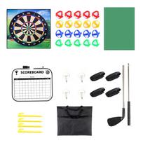 Chippings Golfs & Dart Practice Mat Dart Practice Hitting Mat Indoor Outdoor Game Golfs Training Mat with Sticky Ball
