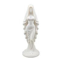 3D Printed Veiled Statue Goddess Veil Women Artistic Wearing Figurine Sculpture Decoration balta