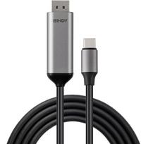 Kabel USB Lindy USB-C - DisplayPort 1 m Gray (43503) | 43503 | 4002888435031