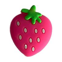 Strawberry Tennis Racket Shock Pad Silicone Tennis Racket Vibration Dampeners  Tennis Racket rožinė