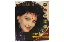 Set, Eagles, Henna Hair Color, Permanent Hair Dye,  Mahogany, 6 pcs, 10 g