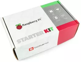 „Raspberry Pi“ rinkinys su „Raspberry Pi 5“ (Wi-Fi, 8GB RAM) + 32GB „microSD“ kortelė + oficialūs priedai}