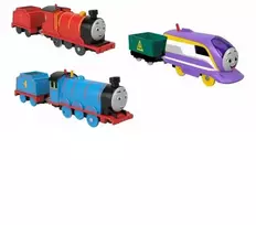 „Mattel“ „Tomek ir draugai“ – variklinė lokomotyva, įvairių modelių rinkinys (HFX93)