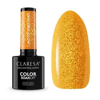 CLARESA_„Soak Off“ UV/LED hibridinis nagų lakas „3 Unicorn Glow“, 5 g