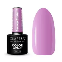 CLARESA_„Soak Off“ UV/LED hibridinis nagų lakas „Summer Stories 7“, 5 g