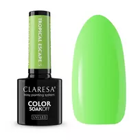 CLARESA_„Soak Off“ UV/LED hibridinis nagų lakas „Tropical Escape“ 5, 5 g