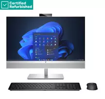 HP RENEW RENEW SILVER HP Elite 870 G9 AIO All-In-One 27 - i7-14700, 16GB, 512GB SSD, 27 QHD Touch AG, Height Adjustable, Win 11 Pro, 1 years