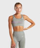 Bomb Gym Women's Shark Vital Snowflake Fitness Medium-Intensity Sports Bra Running Yoga Racerback Bra M chaki/žalia