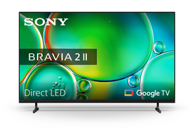 Sony TV   K65S25M2 Bravia 2   65   Smart TV   Google TV   4K UHD   Black