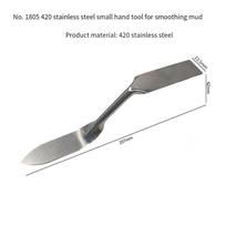 Hand-friendly Grip Plastering Trowel Double-headed Trowel gray
