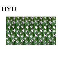 Themed Party Table Cover Decorative Football Tablecloth, Waterproof PE Design, Rectangular Tables Tablecloth Field Background Cloth, for A