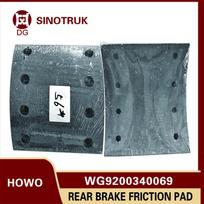 HOWO Rear Axle Spare Parts Wg9200340069 Brake Shoe juoda