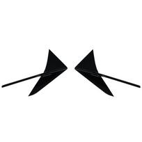 For Toyota Supra A90 A91 2019-2025 Front Fender Grille Side Air Vent Cover Trim Exterior Spoiler Guard Car Decoration Accessorie Glossy Black