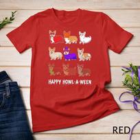 Funny Corgi Dog Halloween Happy Howl-o-ween Unisex T-shirt 7 M
