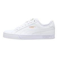 PUMA Smash Classic Unisex Casual Lightweight Low Top Skate Shoes White Gold 359622-16 35.5