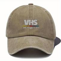 Unisexs  Womens Retro s VHS VHS Tape Cassette Cap  Vintage ss Nostalgia Streetwear Hat Hand Washable NonStretch Durabl 1pc