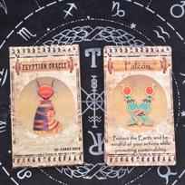 Egyptian Oracle A 20 Cards Deck Classic Design for Beginners Pros for Divination Meditation Gifts ruda