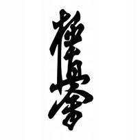 Naprasowanka aplikacja termo kyokushin kai 13x5 na kimono t-shirt