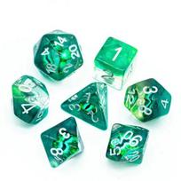 Kostki rpg oko smoka morskiego zestaw 7 kości kostek