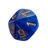 Kostka rpg zostawcie titanica kość dziesięciościenna k10 0-9