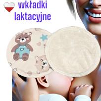Wkładki laktacyjne pul bambus misie miętowe wkładki laktacyjne nappime