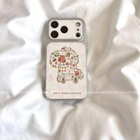 Silicone Phone Case IPhone 17 Pro 16 Plus 15 With Lanyard Customizable Art Design Horse Fortune Line iPhone 17