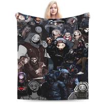 Deads by Daylights Game Blanket Quality Soft Warm Throw Blanket Winter Airplane Travel Couch Chair Fashion Bedspread Size: 75*100cm, Weight: 230 GSM
