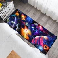 3D erdvės kilimas vaikams Miegamojo Universe Planet Vaikų lovos kilimėlis berniukams Virtuvės grindų kilimėlis 40x60cm