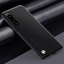 Luxury PU Leather Case For Sony Xperia 5 IV Back Cover Silicone Shockproof Protection Phone Case For Sony Xperia5 IV 5IV Coque For Xperia 5 IV matinė juoda spalva