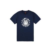Nike X Stranger Things Collaboration Short-Sleeve T-Shirt Asian Version Men Tops Navy-Blue CK2343-419 XS