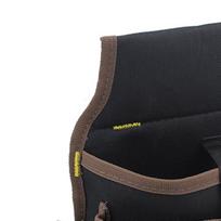 Oxford Cloth Tool Waist Bag Multifunctional Multi Pockets with Belt Tool Storage Organizer Black and Brown