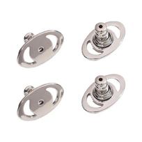 Sophisticated Earring Stabilizer Backs 4pcs Prevent Drooping Heavy Studs Adjustable Support For Sensitive Ears sidabras
