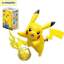 Keeppley Pokemon kovos konstravimo kaladėlės Lucario Charizard Mewtwo Blastoise Greninja surinkimas 3D modelis mini kaladėlių figūrėlės žaislai No Box