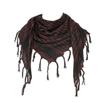 123 vnt. Dykumos Šemagijos Skara Minkšta Kutaista Arabiška Galvos Skara Unisex Keffiyeh Bandana Unisex Galvos Apdangalas Arabiška Skara Galvos Dangalas black