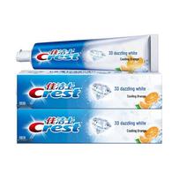 Crest 3D White Invigorating Iced Orange Toothpaste Duo Pack