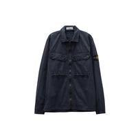 Stone Island Old Effect Overshirt Navy Blue Men Tops 7915102WN-V0120 XXL