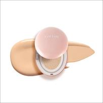 [TIRTIR] Mask Fit All-Cover Mini Cushion 4.5g - SPF50+ PA+++, 72H Long-Lasting High Coverage, Mask-Proof Travel Size, K-Beauty 03. 15C Fair Porcelain