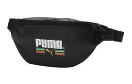 PUMA Textile, Artificial Leather Crossbody Bag, Sling Bag, Fanny Pack Regular Unisex Black 077784-01 black