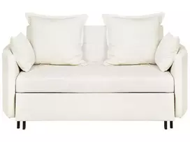 Dvivietė išskleidžiama sofa HOVIN šviesiai smėlio spalvos